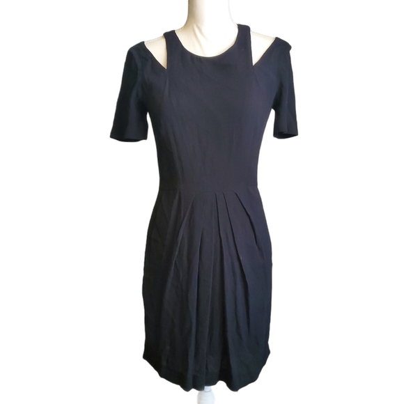 NWT Sandro Shoulder Cut Out Short Sleeve Dress - Picture 1 of 9